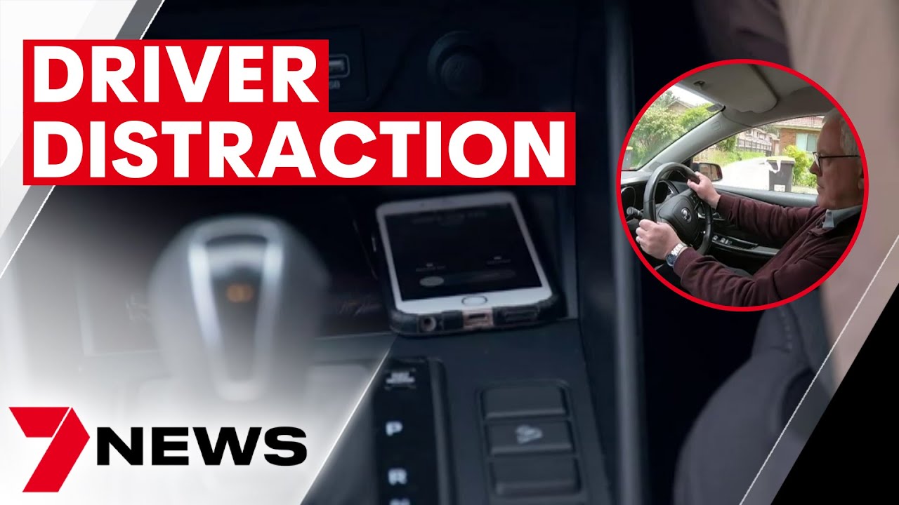 Drivers facing new laws to deal with high tech distractions in cars | 7NEWS