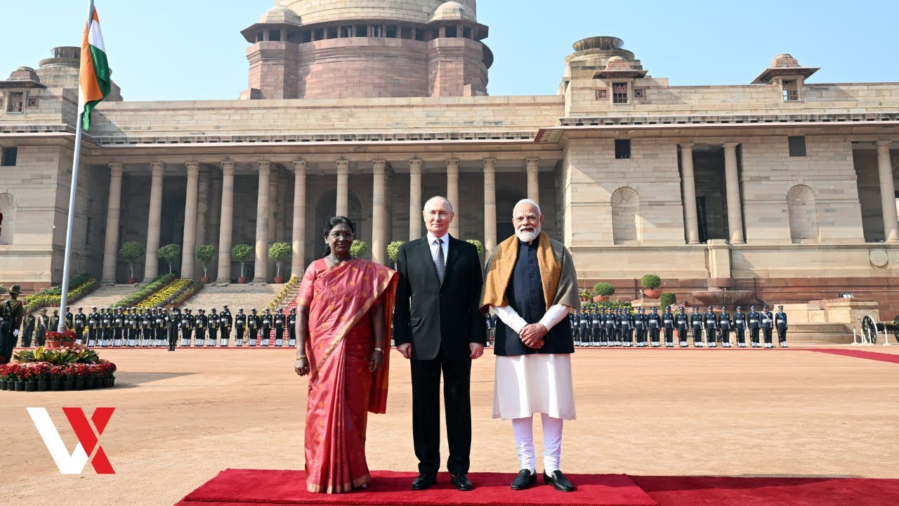 Putin Receives Warm Welcome In India | Modi & Russian President Meet in Delhi | VERTEX