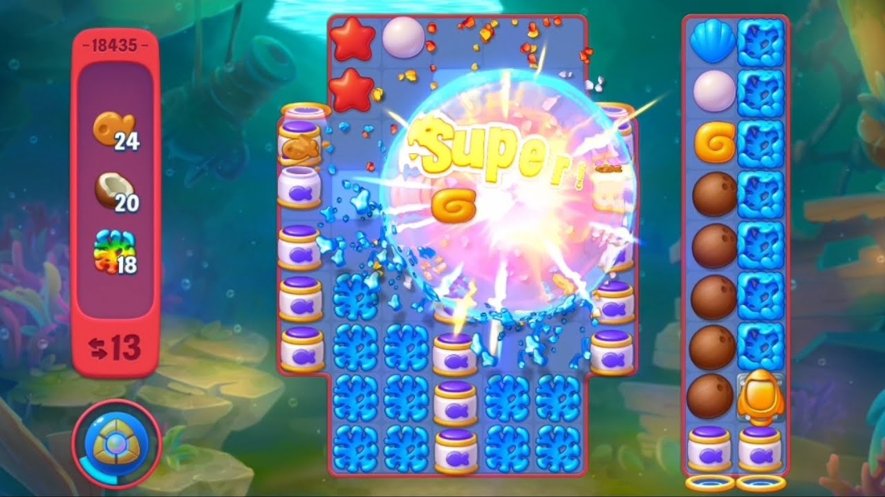Fishdom 18435 Hard Level - NO 💣🧨💥