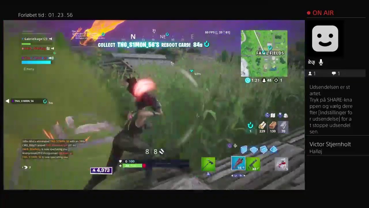 Spiller fortnite arena trio med simon og kasper