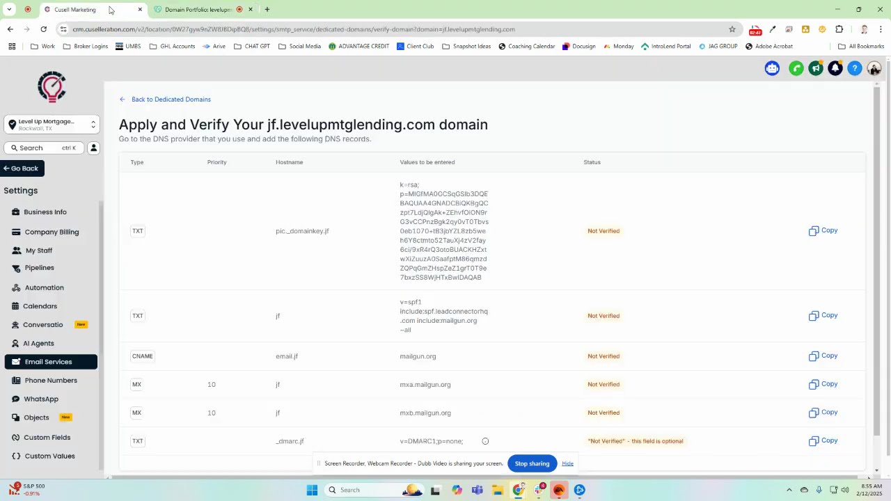 How to Set Up a Dedicated Email Sending Domain in GoHighLevel (Improve Deliverability!)