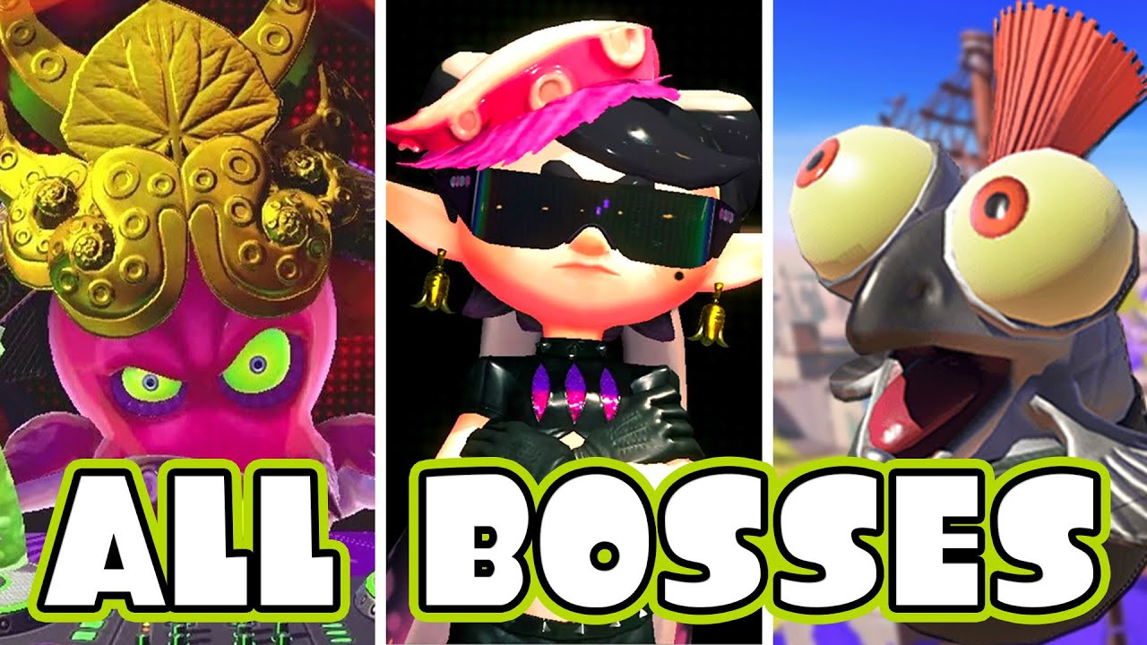 Evolution of ALL BOSSES in Splatoon! (2015-2022)