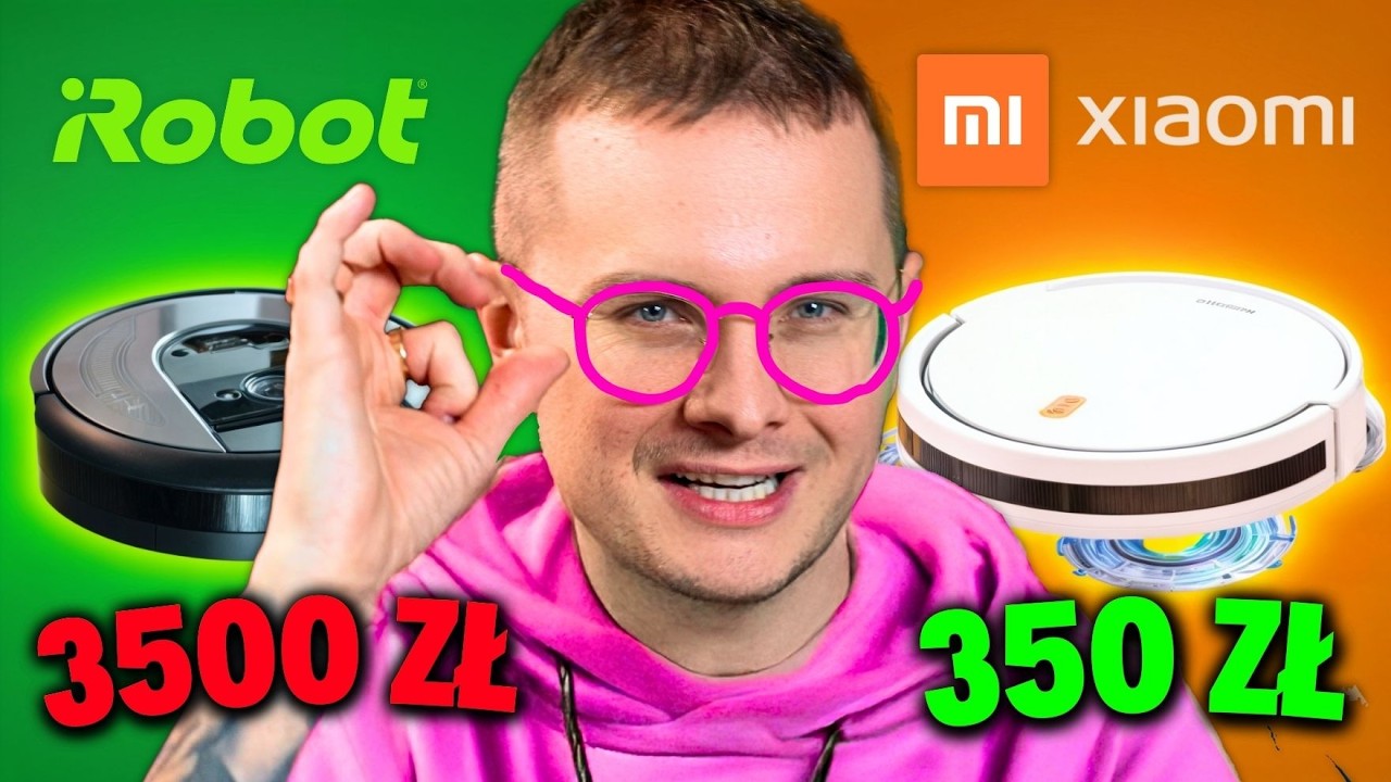 ROBOT XIAOMI ZA 350 ZŁ vs. iROBOT ROOMBA ZA 3500 ZŁ - KTÓRY LEPSZY?!