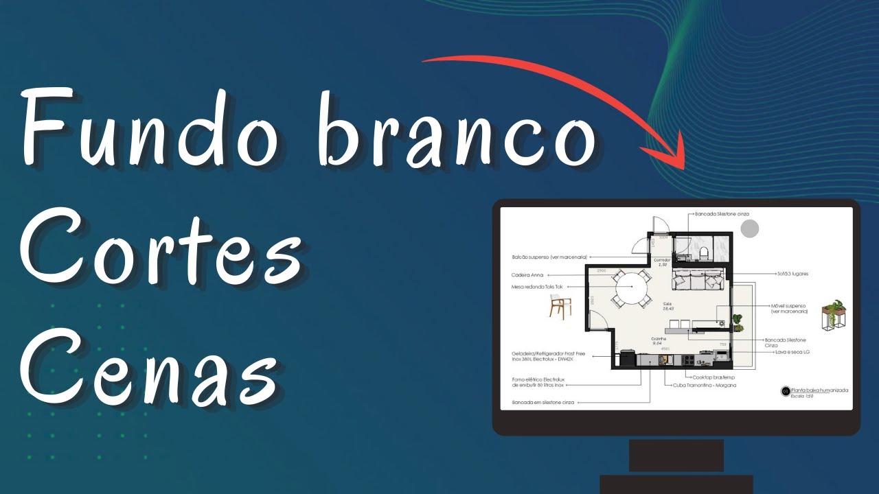 SKETCHUP | Fundo branco, cortes e cenas - Passo a Passo - Preparação da modelagem