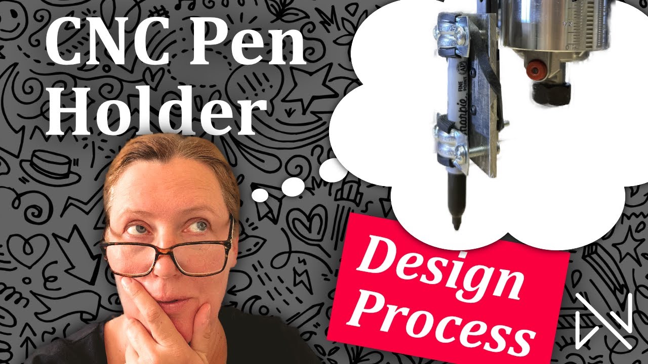 How to make a Pen Holder for your CNC with limited tools