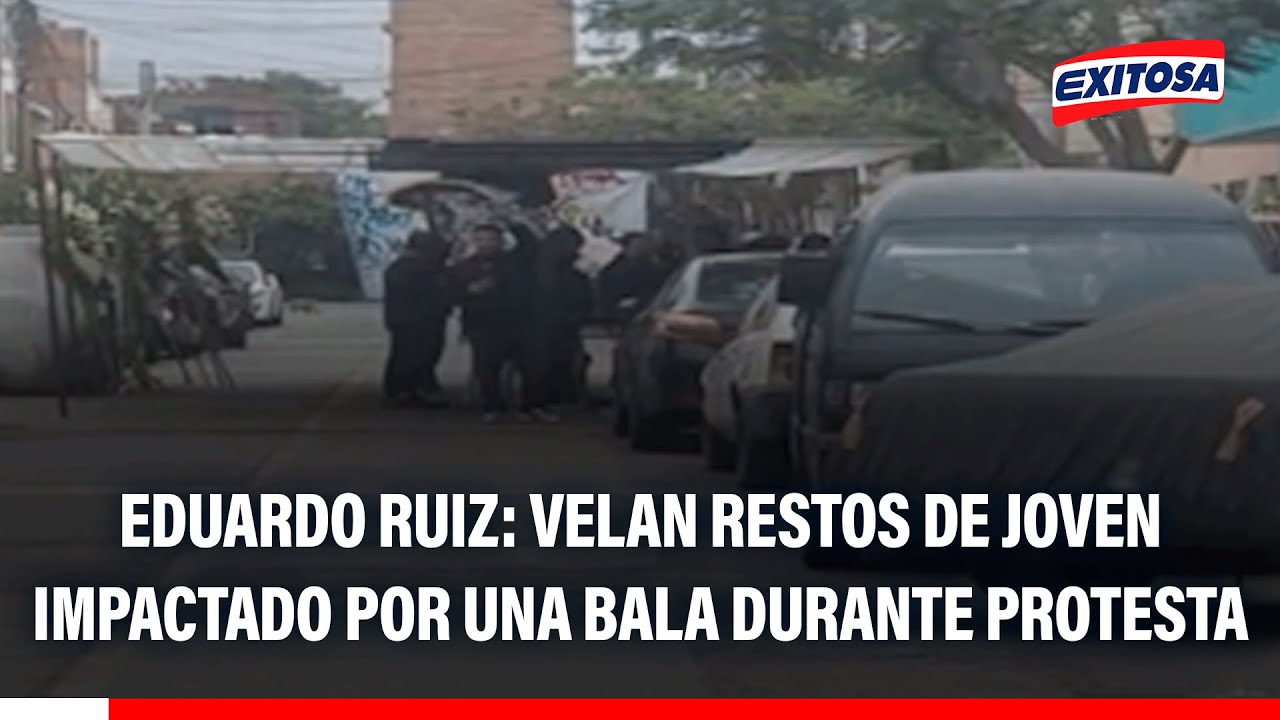 🔴🔵 Eduardo Ruiz: Velan restos de joven impactado por una bala durante protesta