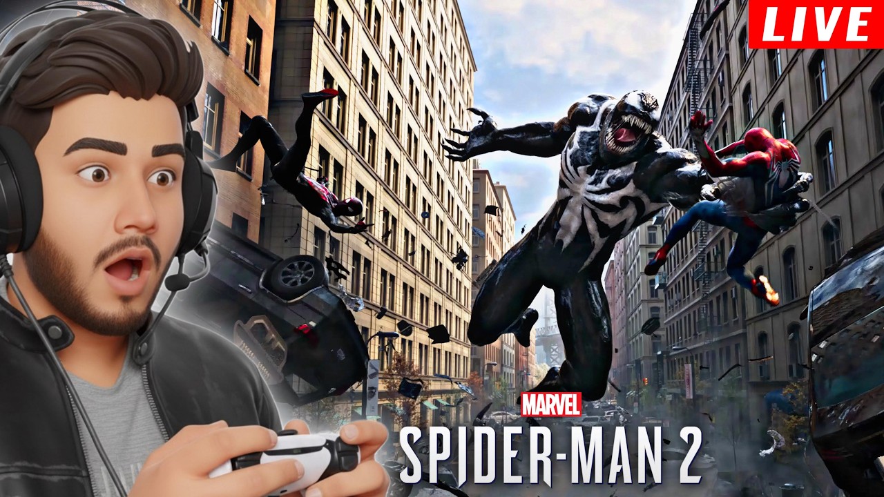 SPIDER MAN 2 LIVE GAMEPLAY | ROCKSTAR KNIGHT