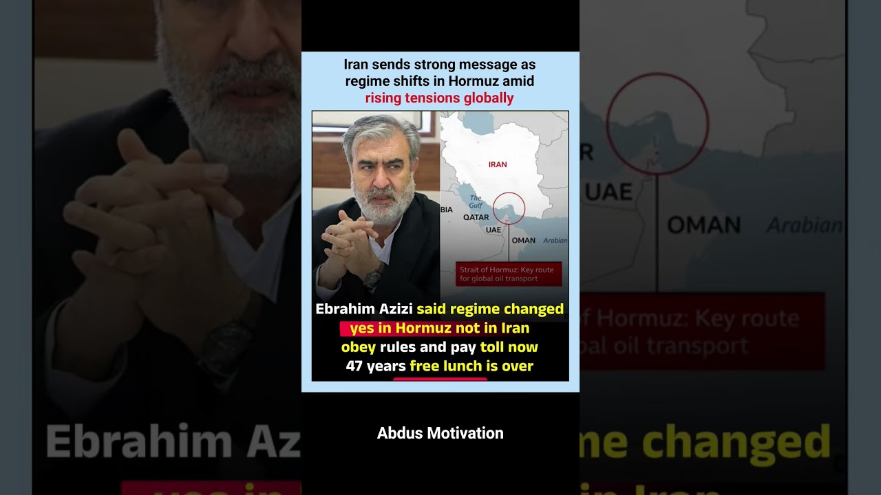 Iran Sends Strong Message as Hormuz Situation Shifts Amid Rising Tensions #ytshorts #trending