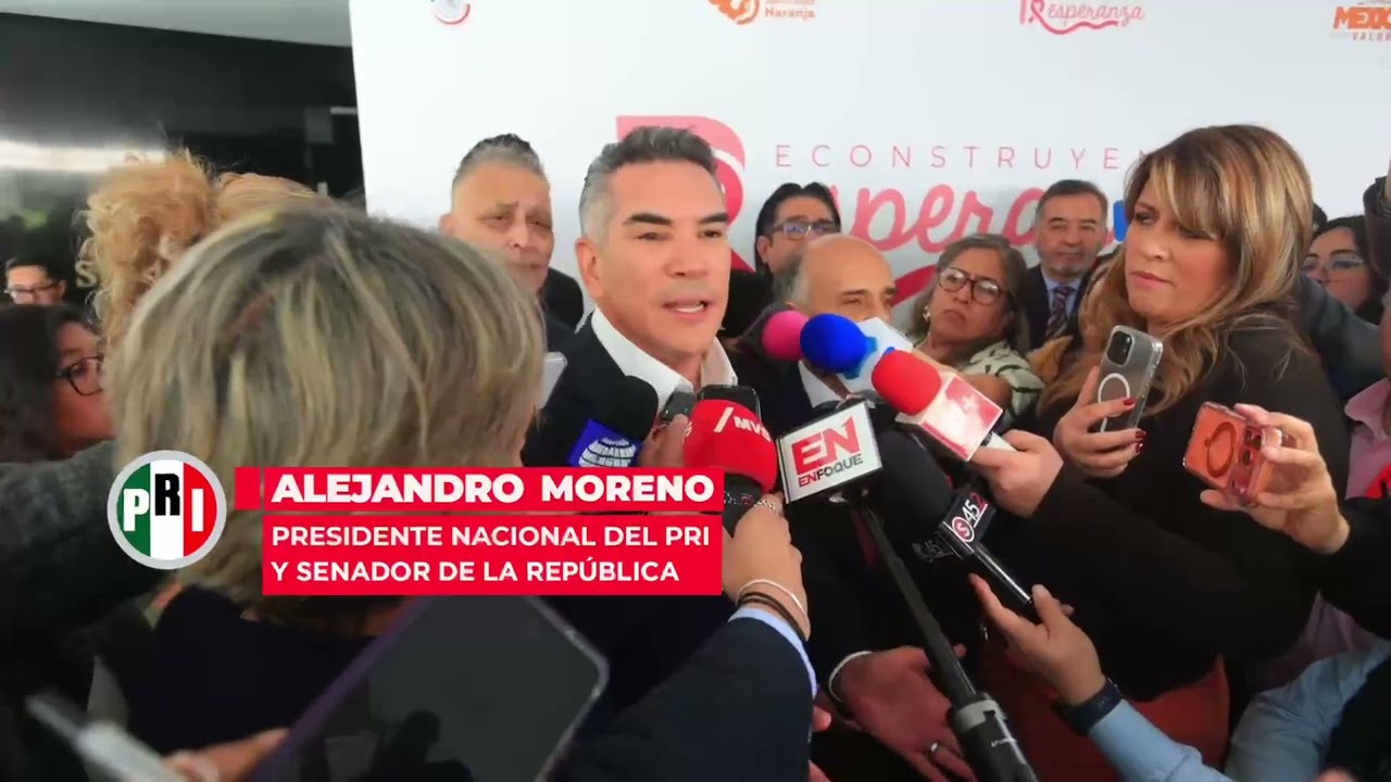 Atención a medios del Presidente Alejandro Moreno Cárdenas 