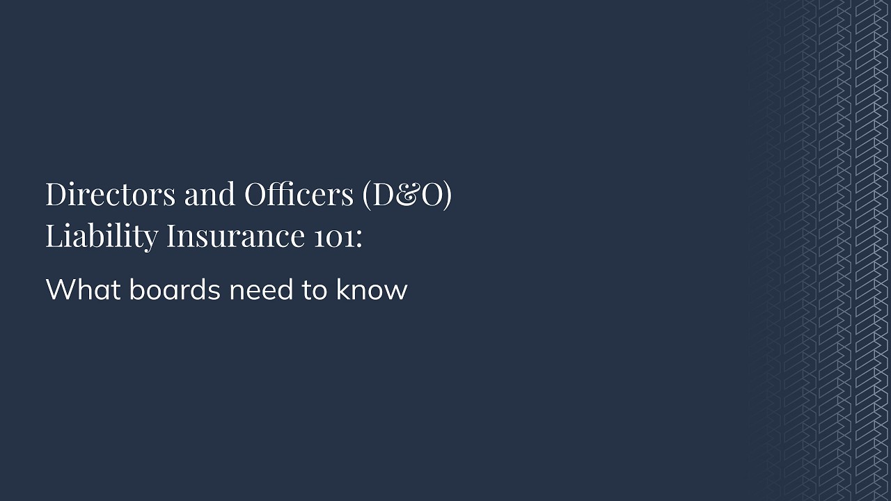 Demystifying D&O insurance for HOA and condo boards | Directors and Officers coverage explained