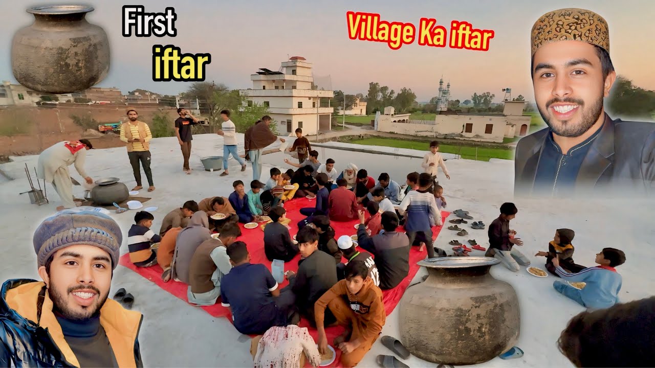 Pory Village Ki iftari 😍 First Iftar 🍱 Zohaib Pendu | Zohaib Sabir Vlogs