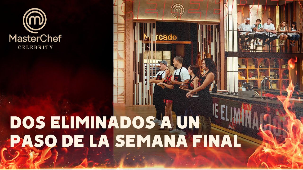 Dos participantes quedaron eliminados a un paso de la semana final de Masterchef Celebrity