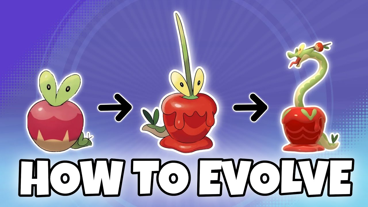 How to Evolve Applin to Dipplin to Hydrapple - Pokemon Scarlet and violet