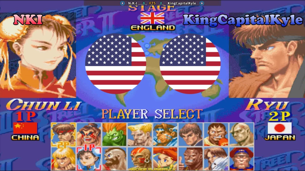 #arcade Super Street Fighter 2 Turbo ➤ NKI (Usa) vs KingCapitalKyle (Usa) 超级街霸2X