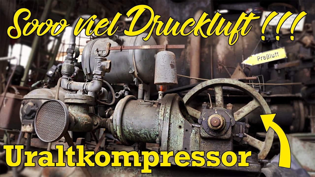 Sooo viel Druckluft !!! Uraltkompressor | Harzer Bikeschmiede