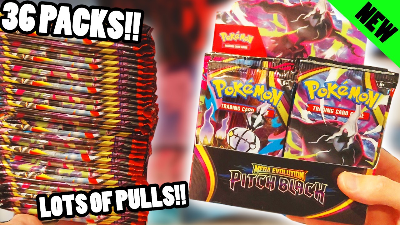 Открываем НОВЫЙ бустер-бокс Pokemon Pitch Black!