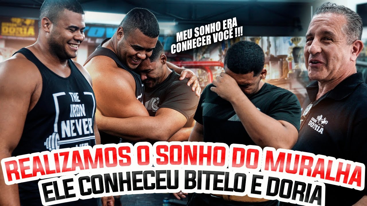 REALIZAMOS O SONHO DO MURALHA - ELE CONHECEU BITELO E O MESTRE DORIA !!!