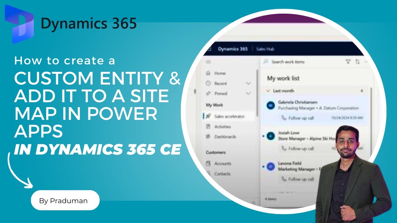 How to Create a Custom Entity & Add it to a Site Map in Power Apps in MS Dynamics 365 CE