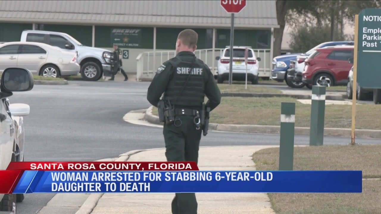 Santa Rosa County mother charged with murder after daughter found dead with 20 stab wounds