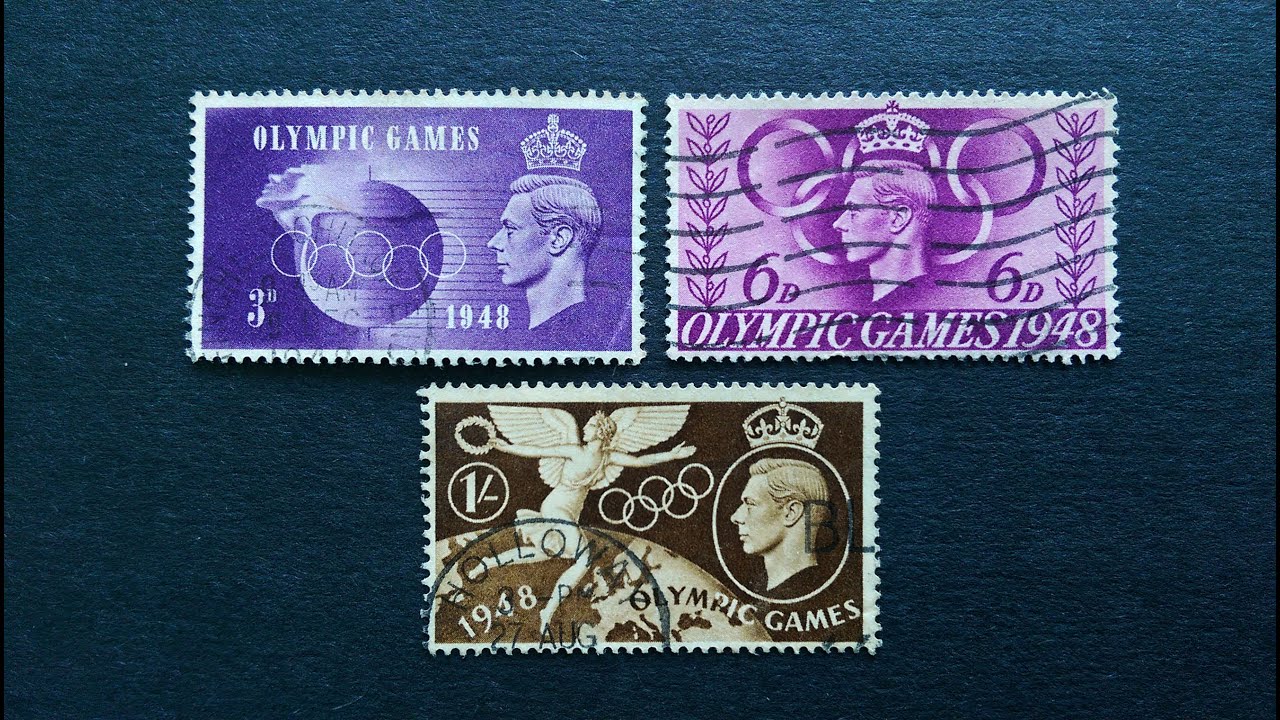 Stamps of the Summer Olympic Games 1896-1956
