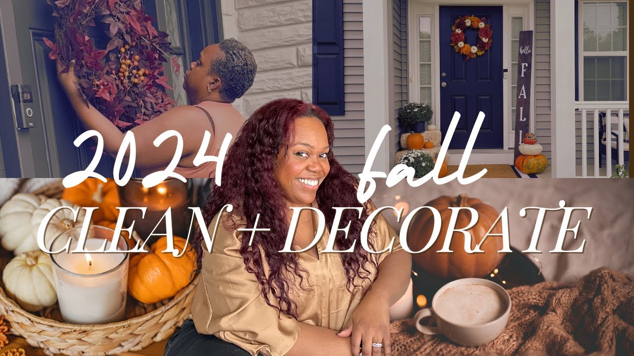 FALL PORCH ~ 2024 CLEAN AND DECORATE WITH ME