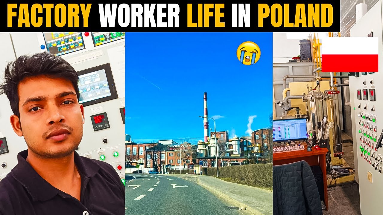 LIFE OF INDIAN FACTORY WORKERS IN POLAND| Poland Work Permit Visa 2024|Jobs and Salary in Poland