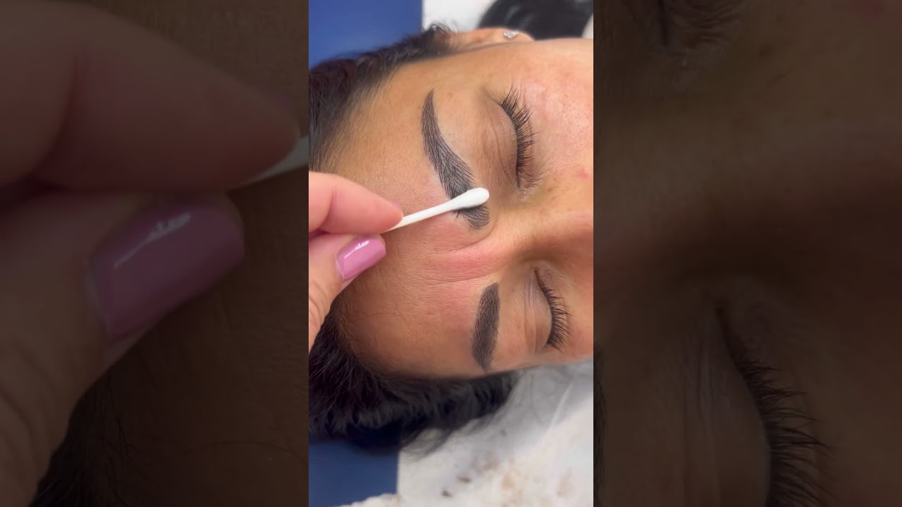 Before and after Microblading treatment 😍 