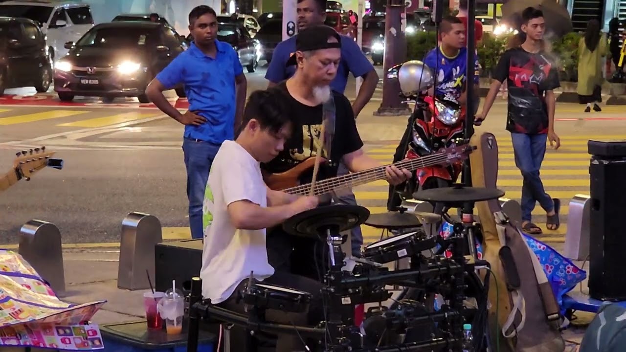 Tone Panic Buskers buat lagu orang putih...Highway Star