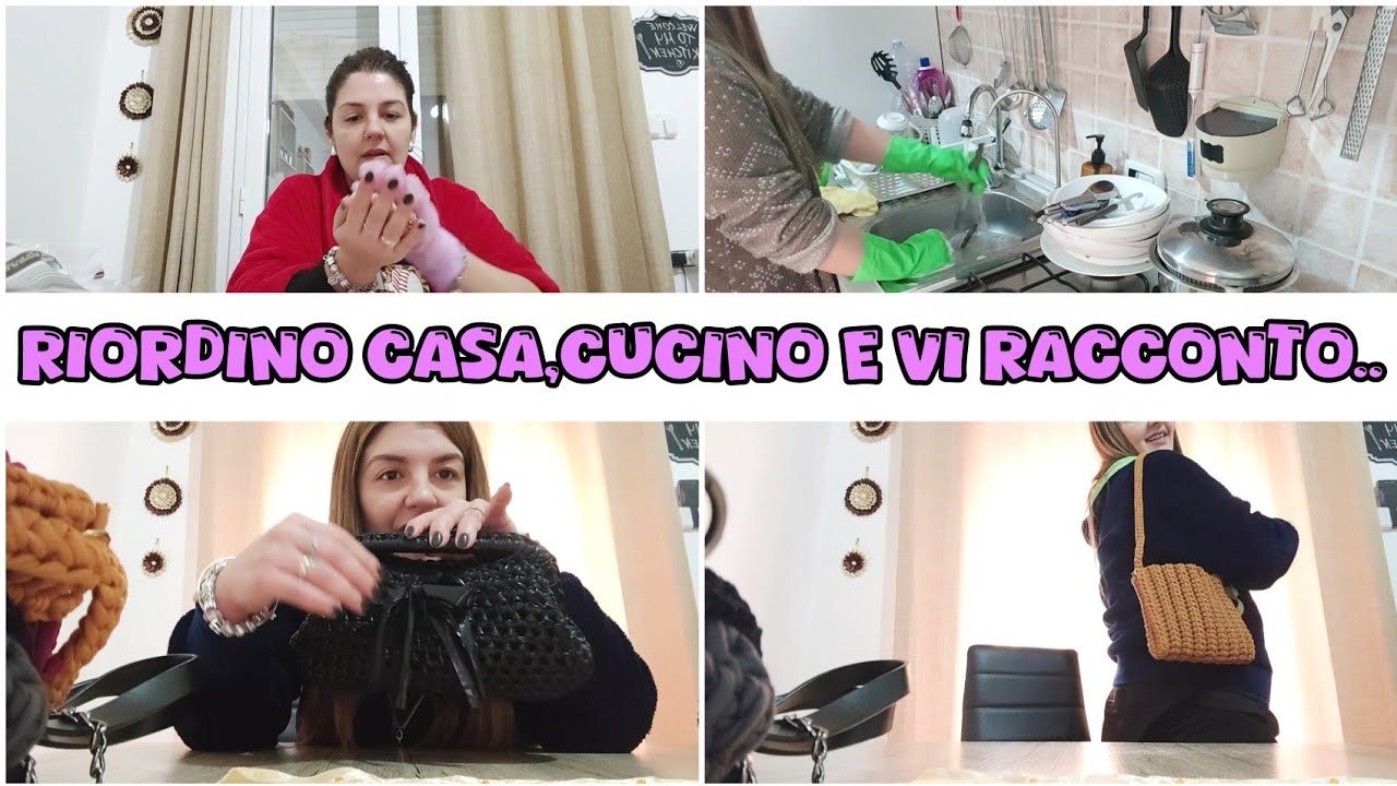 ⭕Riordino casa,cucino e vi parlo della mia passione e che mi ha aiutata nei momenti pesanti🥺 #vlog 