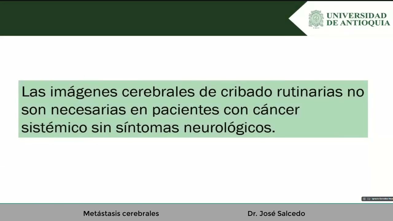 Metástasis cerebrales