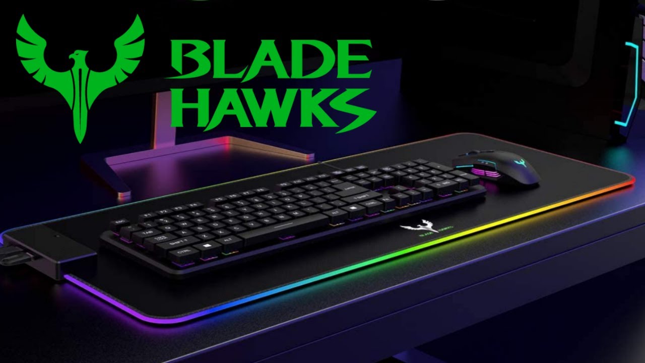 Коврик для игровой мыши Blade Hawks RGB с динамиком и USB