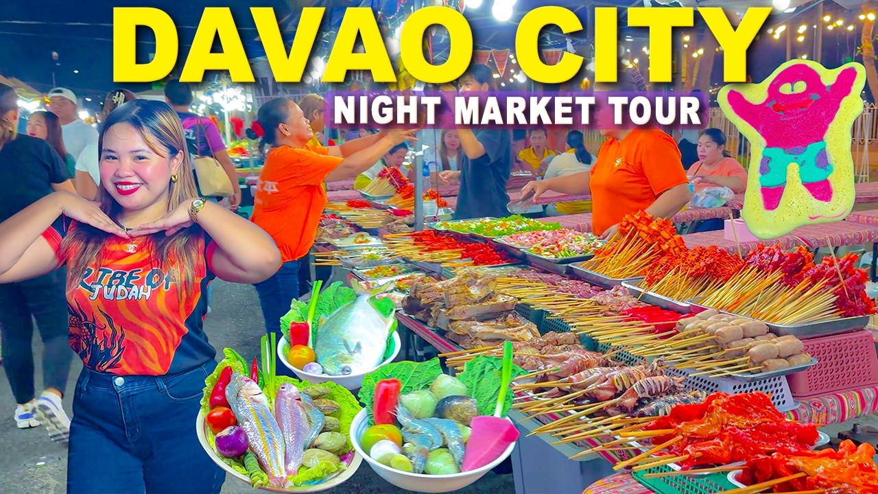 Inside Roxas Night Market DAVAO CITY &mdash; Mindanao&rsquo;s Street Food Paradise and PASALUBONG CENTER