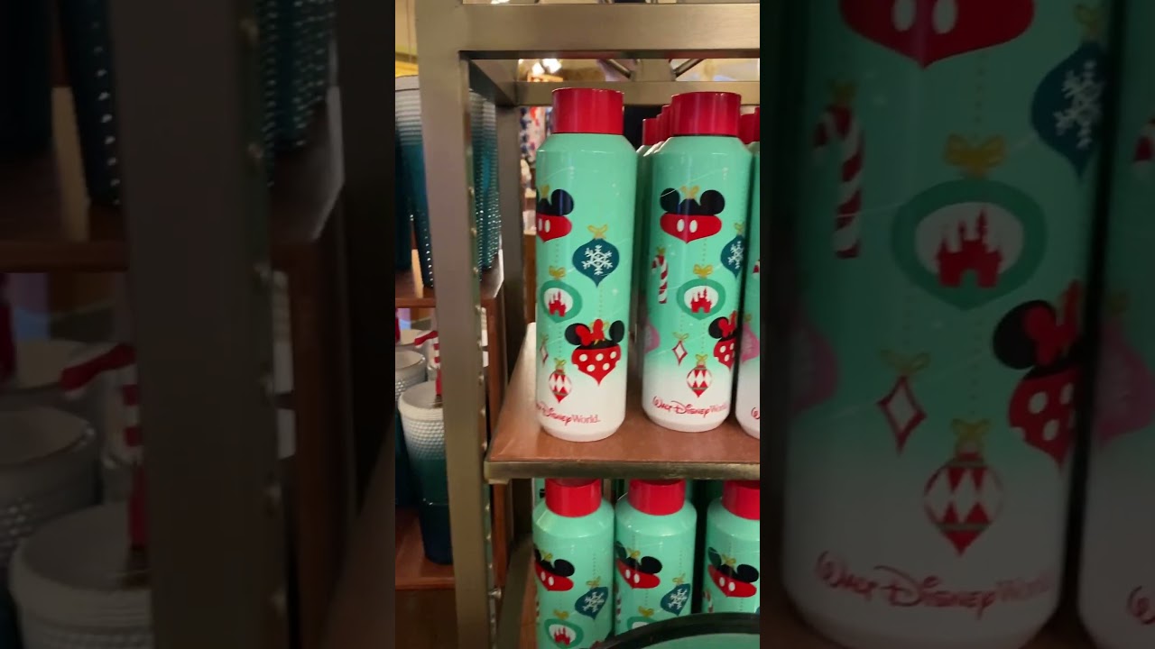 🤩 Starbucks Christmas Merchandise at Magic Kingdom! 🎄Christmas Merchandise at Disney World