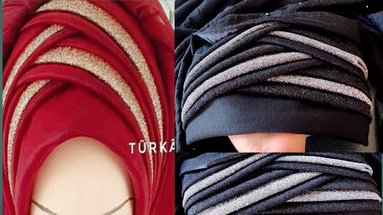 Readymade Hijab Tutorial সেলাই মেশিন ছাড়া ক্রিসক্রস স্টাইল রেডিমেড হিজাব তৈরি
