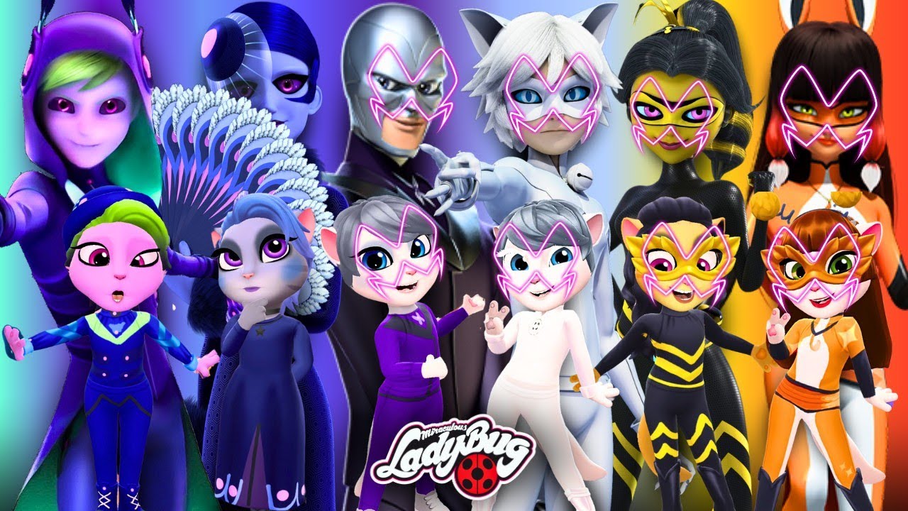 🌈 MIRACULOUS LADYBUG | VILLAINS | Cosplay Makeover