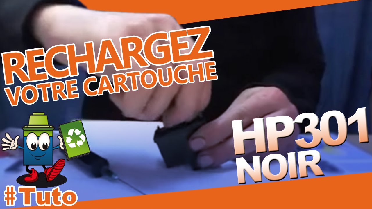 301 HP Noire HP301 : Bien Recharger La Cartouche d'Encre