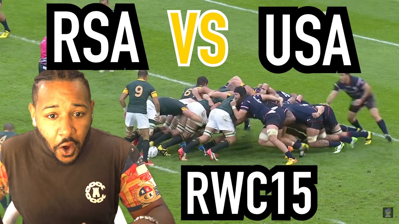THIS IS TOUGH... | SOUTH AFRICA VS USA | RUGBY WORLD CUP 2015 | REACTION!!!