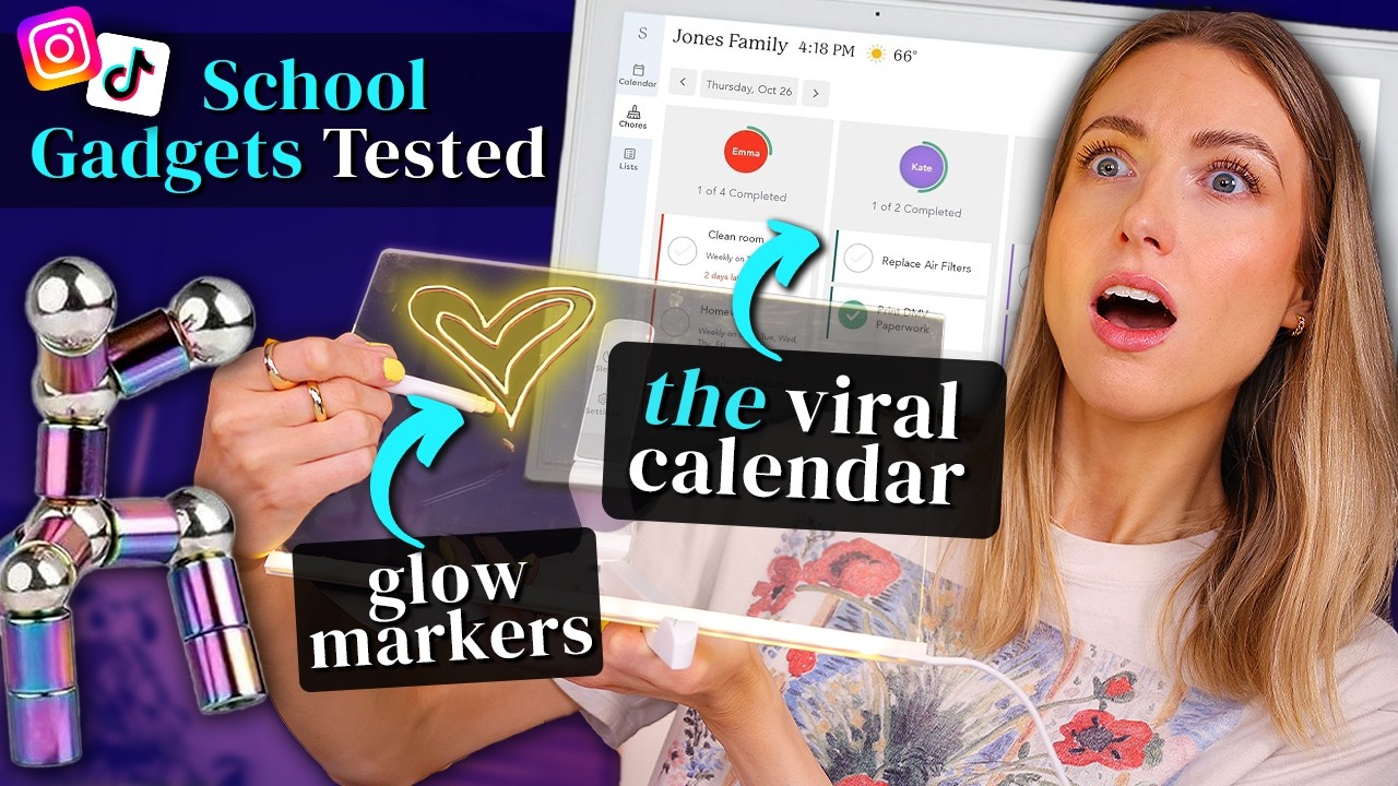Testing Viral AMAZON GADGETS for SCHOOL... what's actually worth buying??