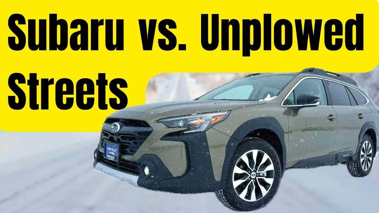 Впечатления от вождения Subaru Outback 2024 года в условиях снега