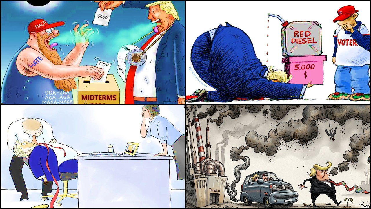TOP Funniest American Political | Trump Satire, Humor & Caricatures, Comic | 6 OCTOBER