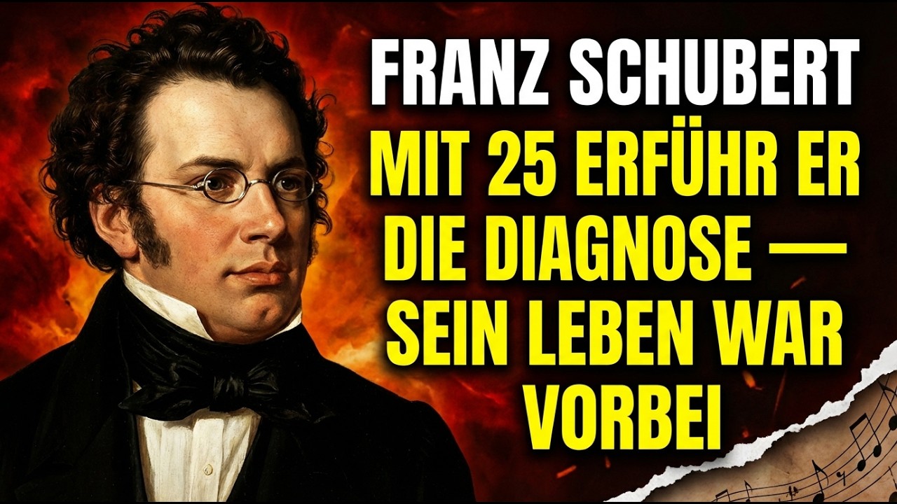 FRANZ SCHUBERT: MIT 25 ERFUHR ER DIE DIAGNOSE — SEIN LEBEN WAR VORBEI