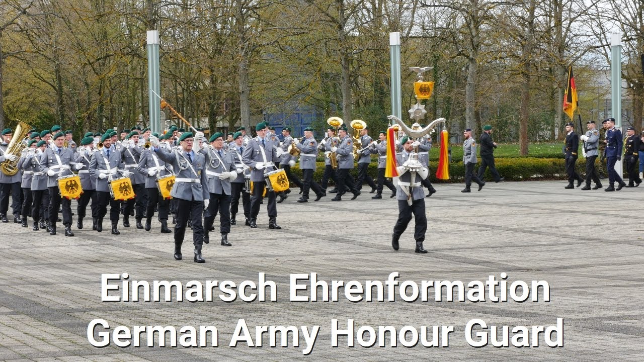 Einmarsch Ehrenformation - OrgBereich CIR - Musikkorps der Bundeswehr - Königgrätzer Marsch