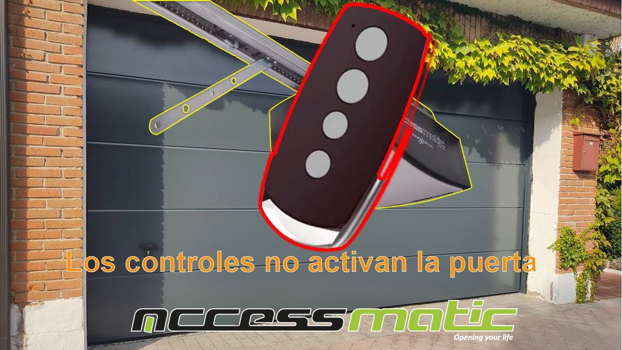 ¿Configure los controles pero la puerta no abre? Aprende como solucionarlo