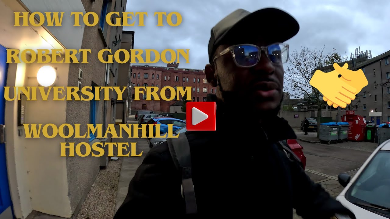 How to commute to Robert Gordon University from Woolmanhill student's Hostel in Aberdeen.
