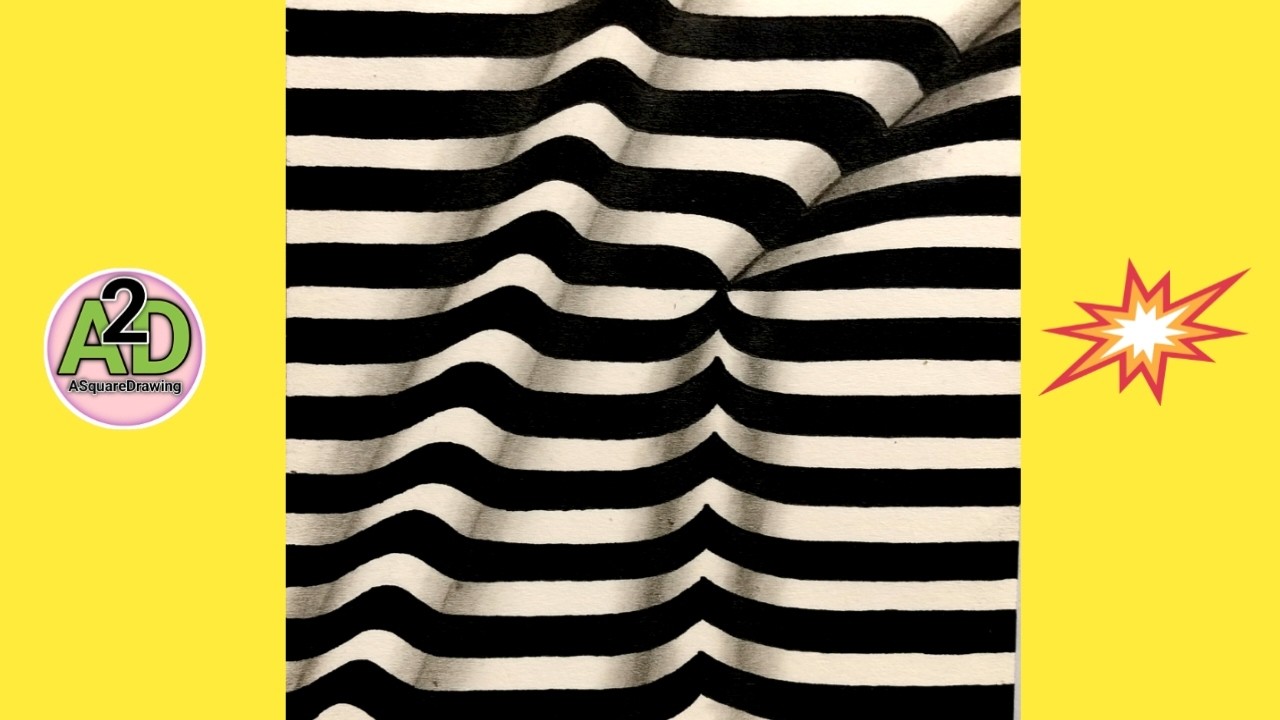 Illusion Drawing-22 | line illusion drawing | illusion art simple