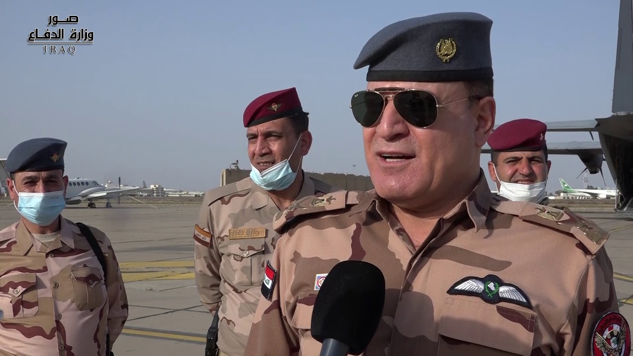 قيادة القوة الجوية تستلم قاعدة القيارة الجوية من قوات التحالف الدولي