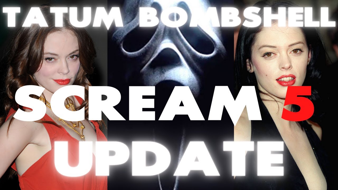 SCREAM 5 UPDATE ***ROSE MCGOWAN BOMBSHELL ON TWITTER***