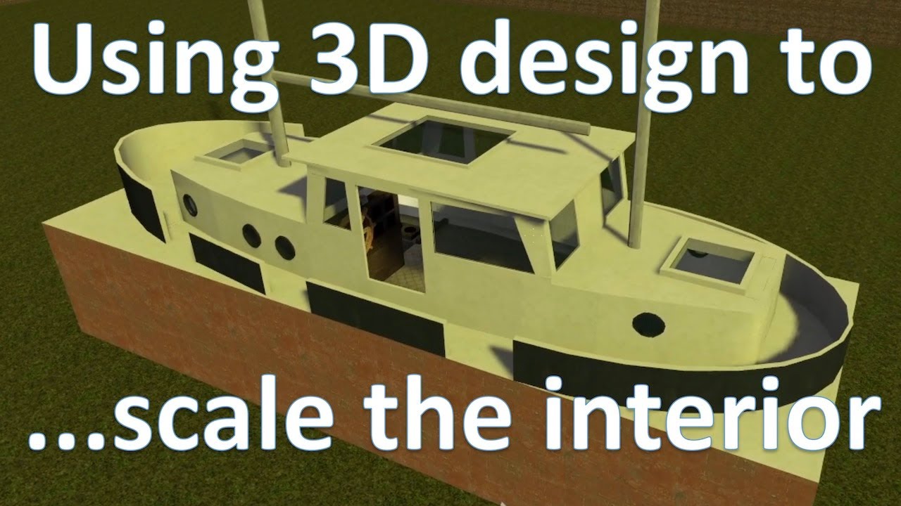 Fisher 30 Ep 29 - Sneak Peak via 3D Design: The Motorsailers Future Interior!