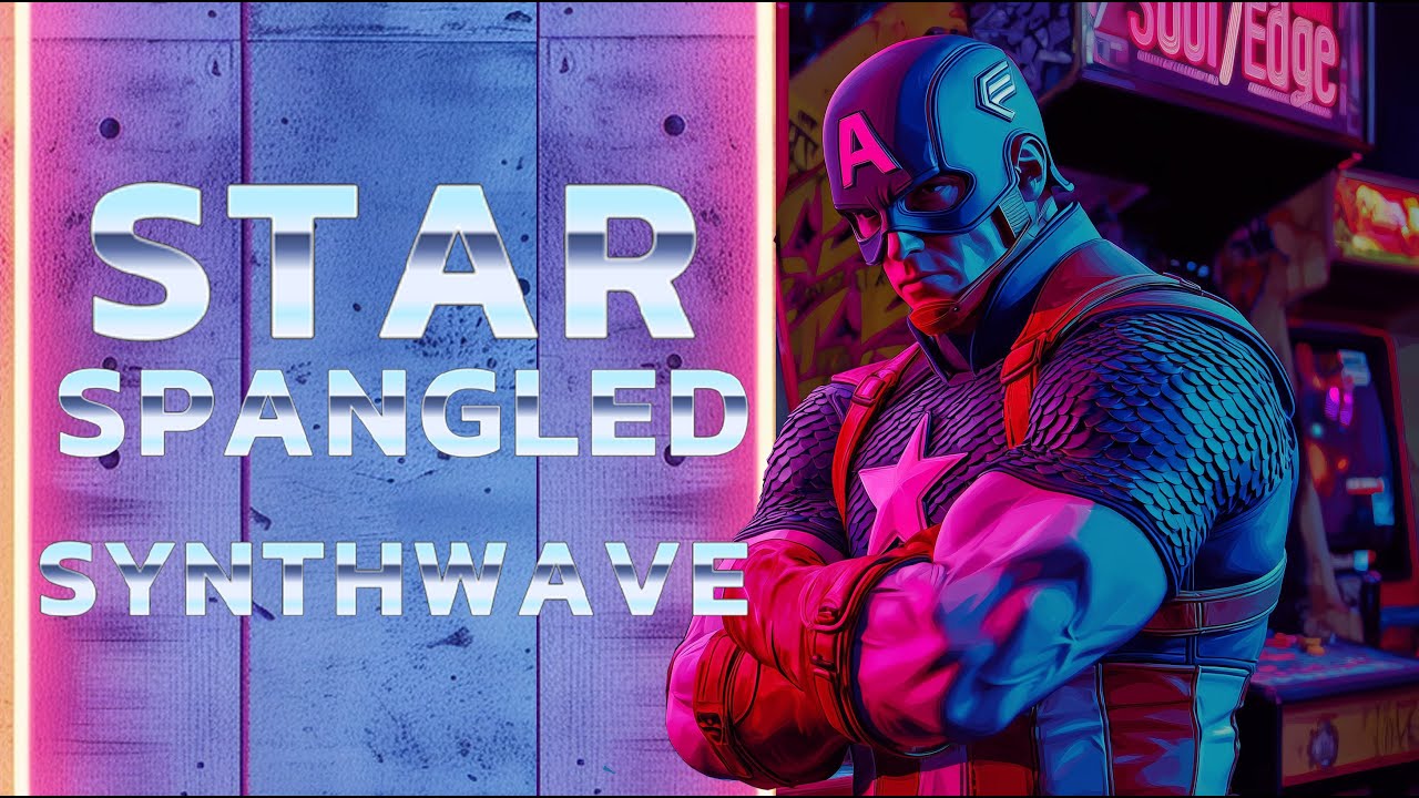 Captain America | Neon Valor (Epic 80s Synthwave)