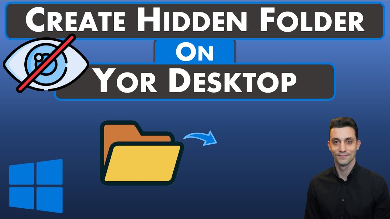 Как скрыть папки на рабочем столе | Windows